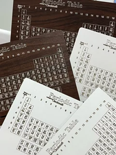 جدول مندلیف چوبی