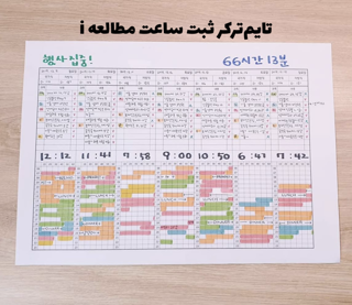 تایم‌ترکر ثبت ساعت مطالعه i